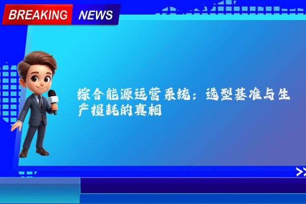 综合能源运营系统：选型基准与生产损耗的真相